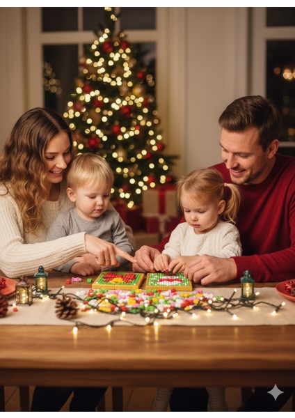 Flexi Piksel Sanat Kiti – Yılbaşı Temalı Piksel Sanatı - Mozaik - 10*10 cm - PFY1005 modelleri