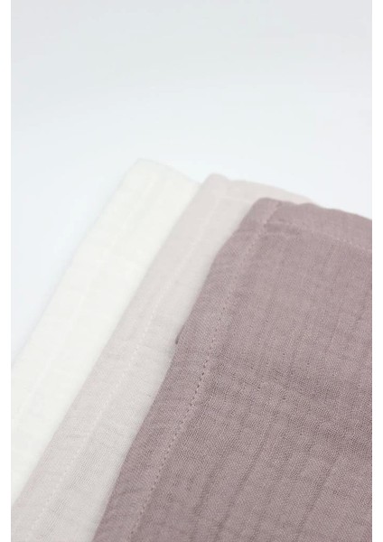 Bfs Bistyle 6'lı Müslin Mendil 20X20 cm 90106 Taş Ekru Antrasit fırsatları