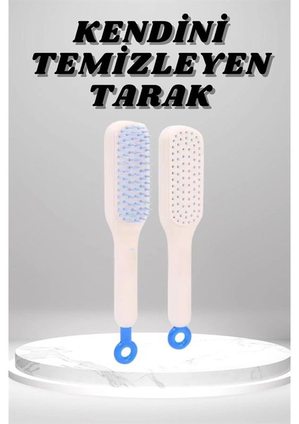 Silikon Yumuşak Sıkı Dişli Sihirli Geri Çekilebilir Tarak Kendini Temizleyen Saç Fırçası fiyatları