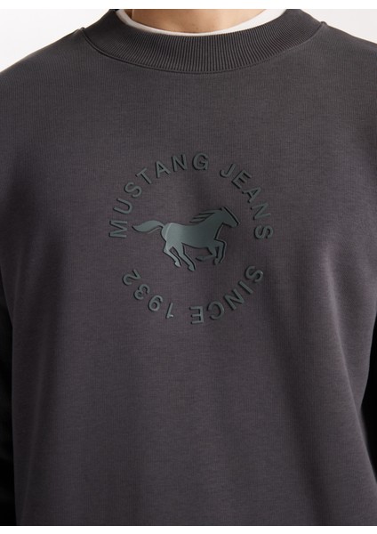 Bisiklet Yaka Antrasit Erkek Sweatshırt M5WM-SWT1501 indirimleri