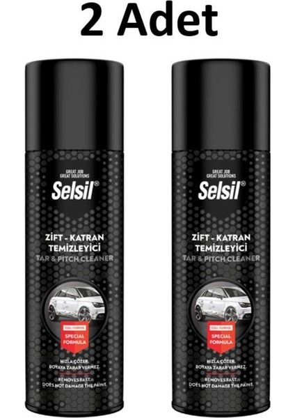 Zift Katran Temizleyici Sprey 200ML 2 Adet