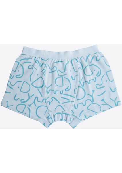 Organik Elephant 3'lü Boxer Mavi fırsatları