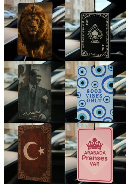 Asalet Serisi - Araba Ayna Asma Kokusu ve Dekoratif Oto Aksesuarı