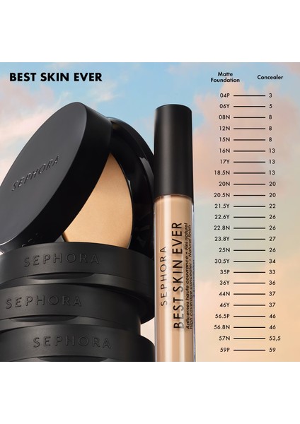 Best Skin Ever Matte - Pudra Fondöten 36Y Tan (7,50 G)
