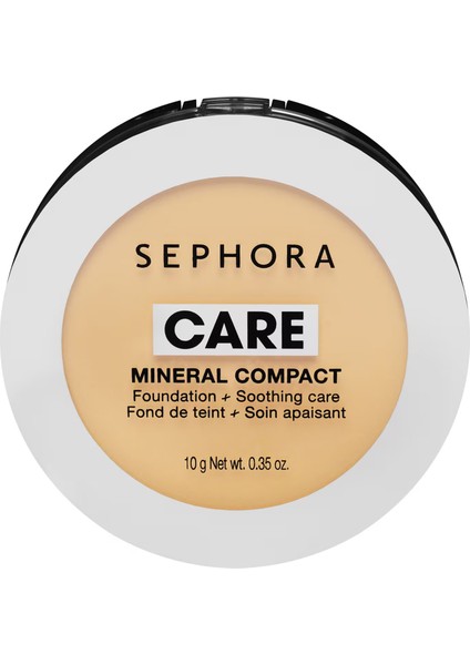 Mineral Compact - Yatıştırıcı Etkili Fondöten 25 Beige Medium (10 G)