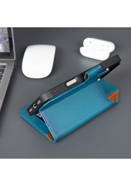 iPhone 17 Hakiki Deri Mıknatıslı Cüzdan Kılıf – Magsafe Uyumlu, Rfıd Korumalı, El Yapımı fırsatları