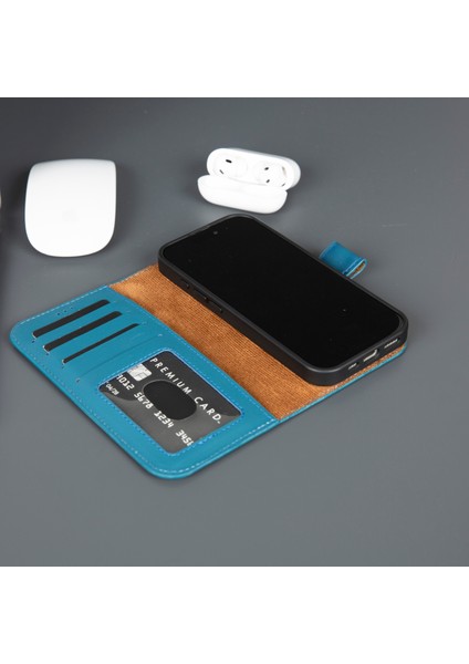 iPhone 17 Hakiki Deri Mıknatıslı Cüzdan Kılıf – Magsafe Uyumlu, Rfıd Korumalı, El Yapımı