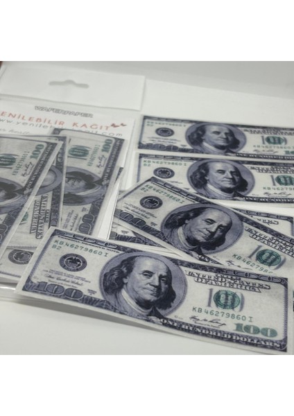 Yenilebilir Kağıt Wafer Paper Hazır Kesilmiş Gıda Baskı Dolar fiyatları