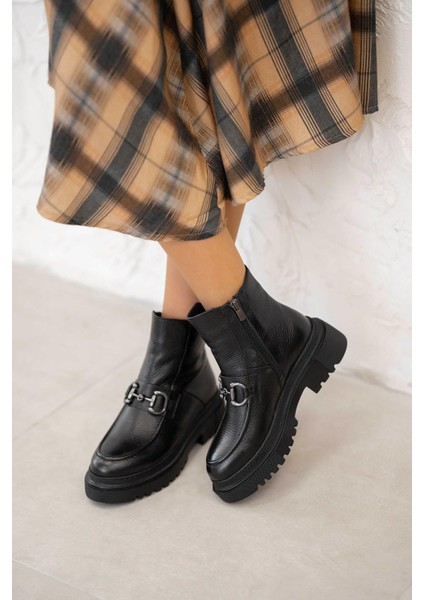 Alvina Kadın Hakiki Deri Makosen Bot Ksiyah fiyatları