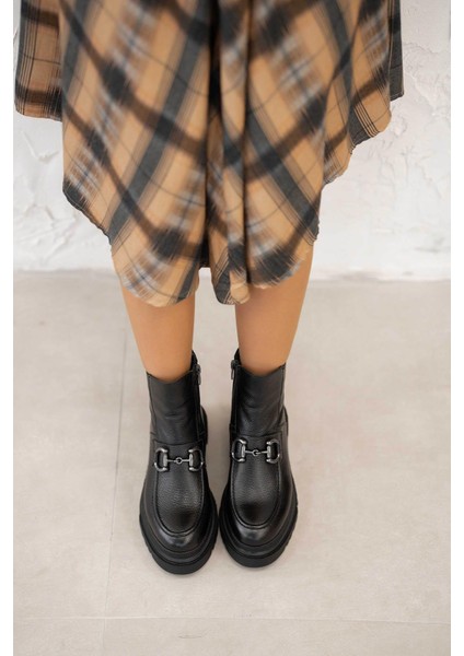 Alvina Kadın Hakiki Deri Makosen Bot Ksiyah modelleri