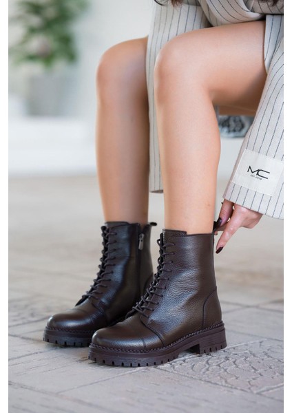 Roy Bağcıklı Kadın Hakiki Deri Postal Kahverengi fiyatları