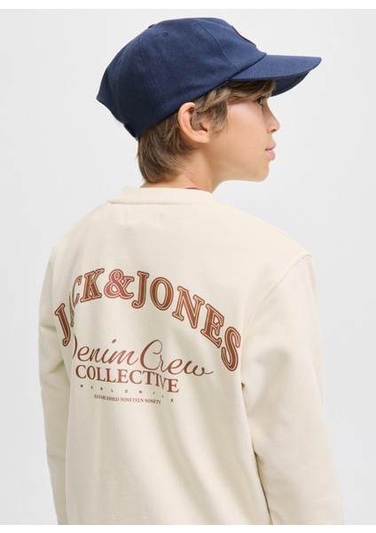 Baskılı Erkek Çocuk Krem Sweatshırt 12269298 fırsatları