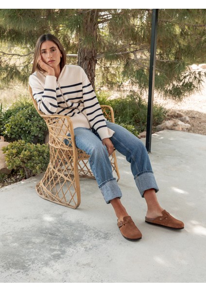 Kadın Terlik Rıva G105937 Genuins Velour Mandorla modelleri