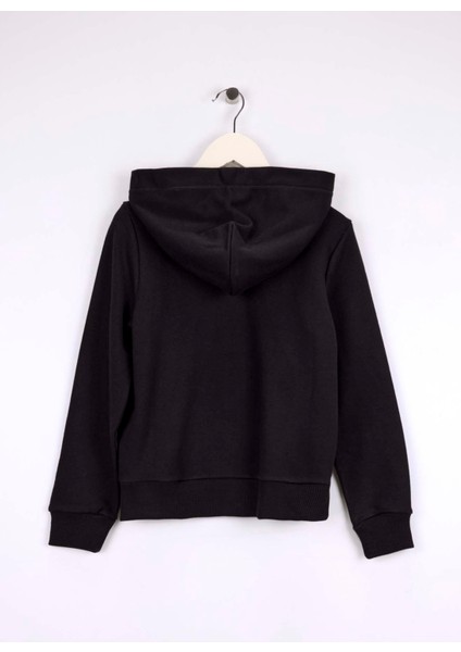 Düz Kız Çocuk Siyah Sweatshırt IU0IU00707BEH fiyatları