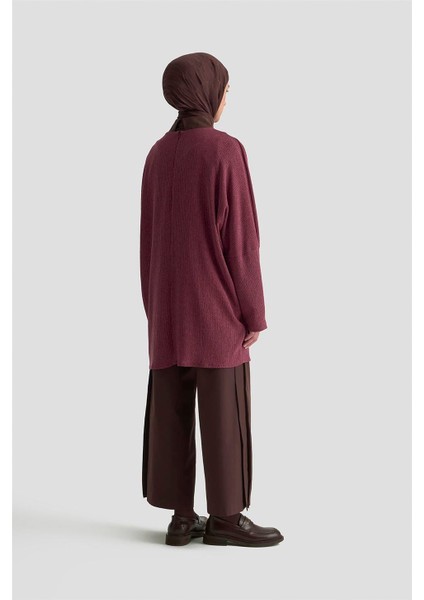 Basic Örme Tunik 25KD1118 Bordo indirimleri