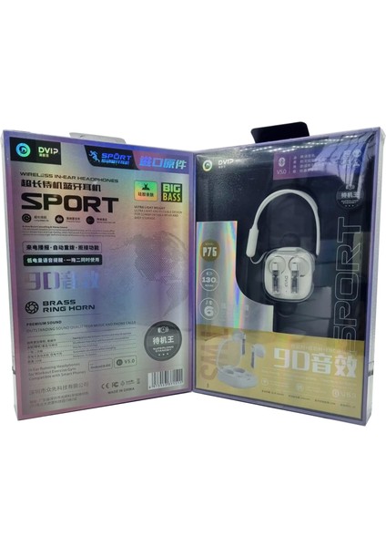 130H 9d V5.0 Airpods Android & Ios Bluetooth Kulaklık Dvıp P75