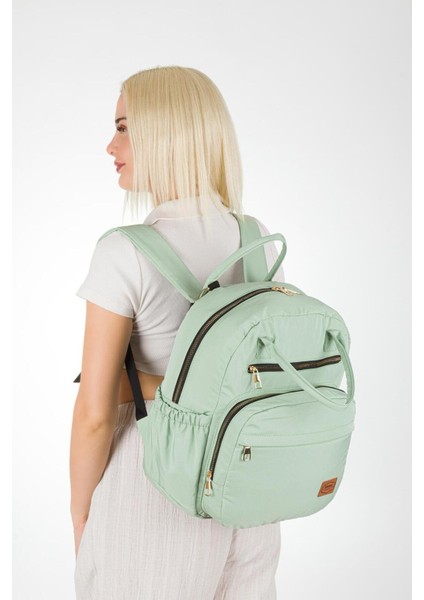 Arya Bondit Hafif Kumaş Anne Bebek Bakım Çantası Termoslu Biberon Cepleri Puset Askılı fiyatları