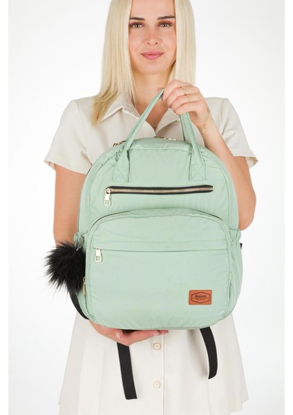 Arya Bondit Hafif Kumaş Anne Bebek Bakım Çantası Termoslu Biberon Cepleri Puset Askılı modelleri