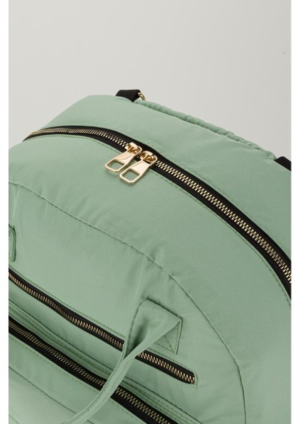 Arya Bondit Hafif Kumaş Anne Bebek Bakım Çantası Termoslu Biberon Cepleri Puset Askılı