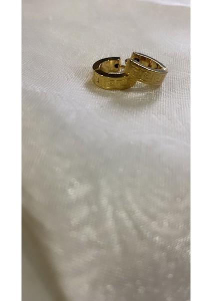 Çelik Altın Kaplama Küpe modelleri