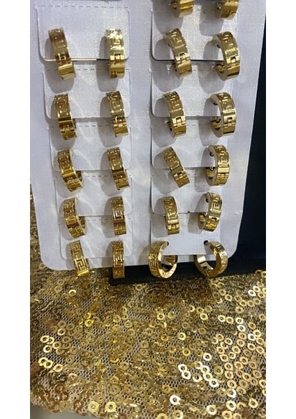 Çelik Altın Kaplama Küpe fırsatları