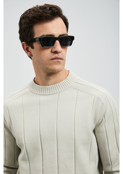 Pamuk Karışım Regular Fit Bisiklet Yaka Kazak Erkek Kazak 112090165 modelleri