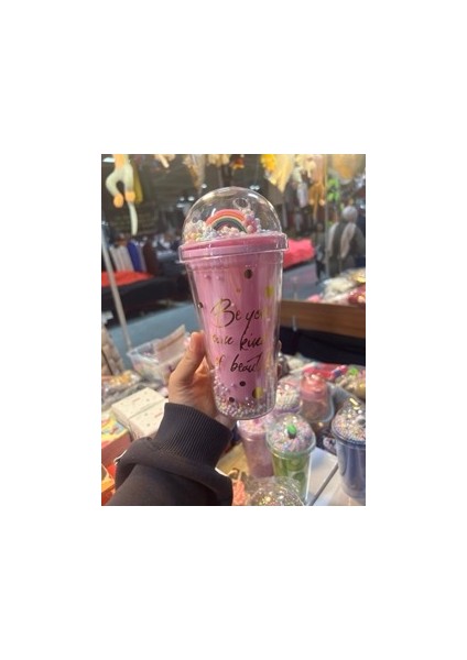 Işlıklı Pipetli Bardak