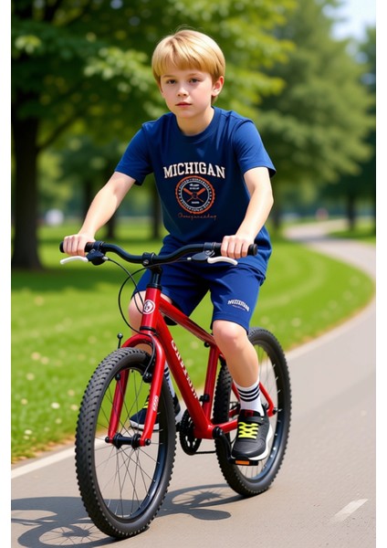 Erkek Çocuk Spor Şehir Baskılı Pamuklu T Shirt ve Şort Takımı Kaliteli Şık Rahat fiyatları