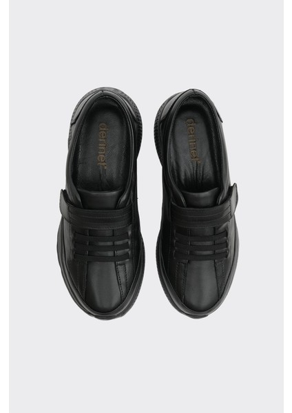 Hakiki Deri Cırtlı Casual Kadın Ayakkabı modelleri