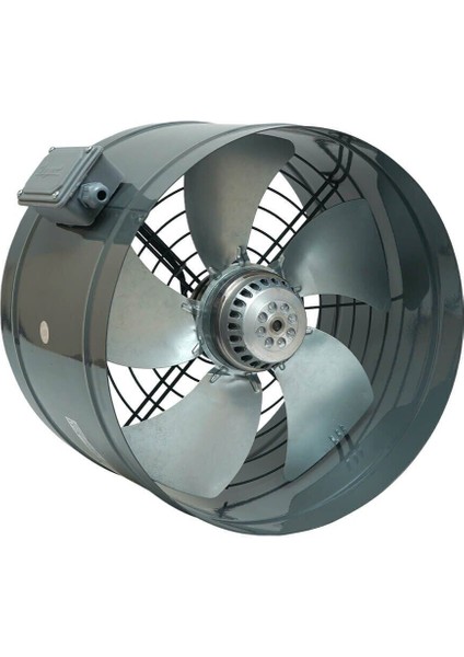 Ayas 35,5 cm Çap YBA-355-2K-M 2750 D/d 220/230 Volt Monofaze Yuvarlak Kanal Tipi Aksiyel Fan fiyatları