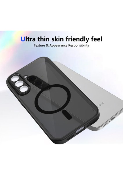 Samsung Galaxy A36 Kılıf, Manyetik Yarı Saydam Mat Darbeye Dayanıklı ve Parmak Izi Önleyici Koruyucu Kılıf-Siyah (Yurt Dışından) fırsatları