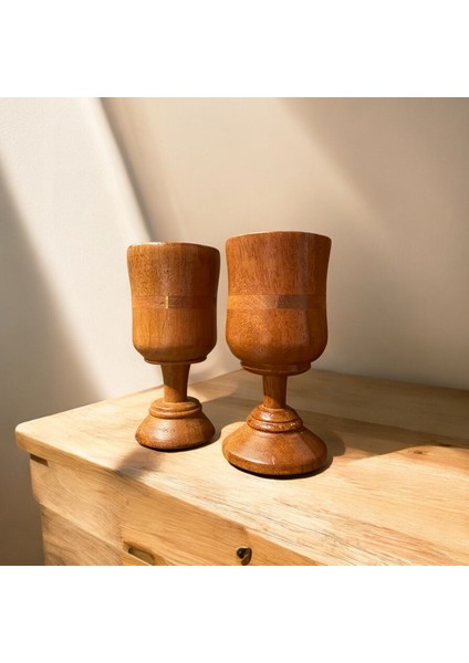 🌿 El Yapımı Ireko Ağacından Ahşap Bardak fiyatları