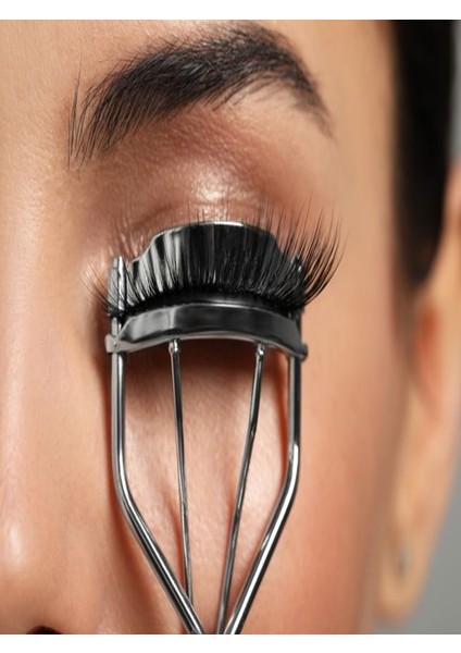 Altın Renklı Kirpik Kıvırma Makası – Takma Kirpik Etkili Profesyonel Eyelash Curler fiyatları