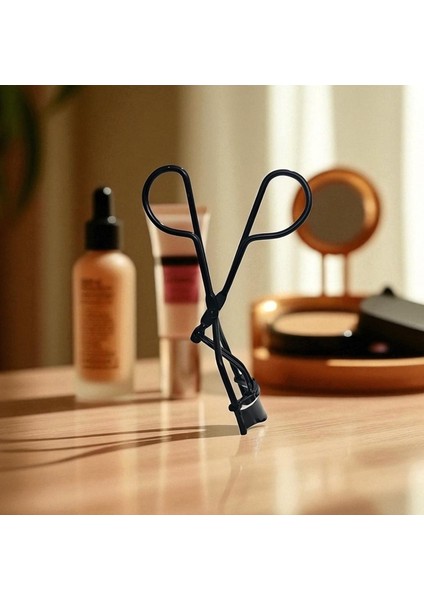 Altın Renklı Kirpik Kıvırma Makası – Takma Kirpik Etkili Profesyonel Eyelash Curler fırsatları