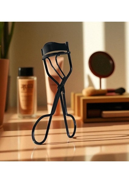 Altın Renklı Kirpik Kıvırma Makası – Takma Kirpik Etkili Profesyonel Eyelash Curler indirimleri