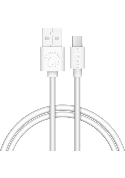 Micro USB Şarj ve Senkronizasyon Kablosu, Beyaz