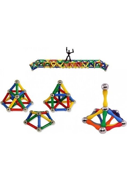 Magnastix 111 Parça Manyetik LEGO Seti modelleri