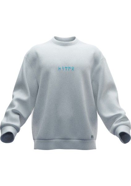 Neon Bürküt (Kartal) Baskılı Oversıze Sweatshırt (Unısex) fiyatları