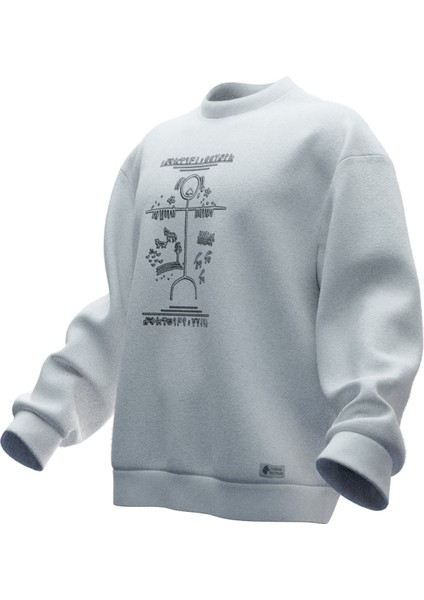 Kam Davulu Tasarımlı Oversıze Sweatshırt (Unısex) fiyatları