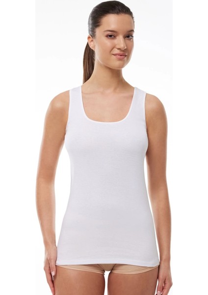 Mdb Star 711 Ribana Kalın Askılı Bayan Atlet