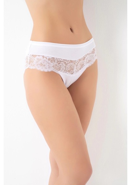 Mdb G-Box 932 Bayan Dantel Detaylı Cotton Bikini Külot fiyatları
