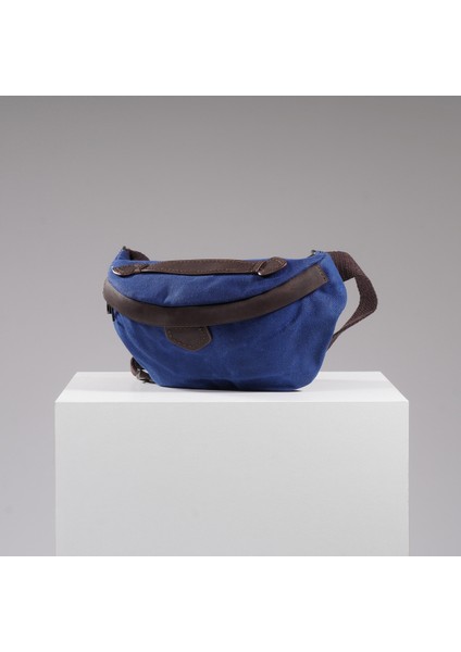 Vesta Kanvas Bel Çantası Lacivert