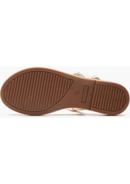 Majensia 141522 Parmak Arası Sandalet Hakiki Deri Altın modelleri