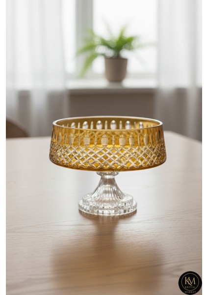 Kristal Kesme Arish Sofra Sunum Kase