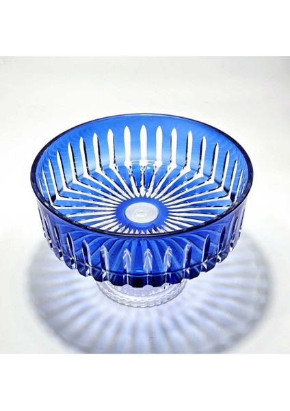 Kristal Kesme Dekor Sofra Kase Sunumluk Meyvelik 25CM modelleri