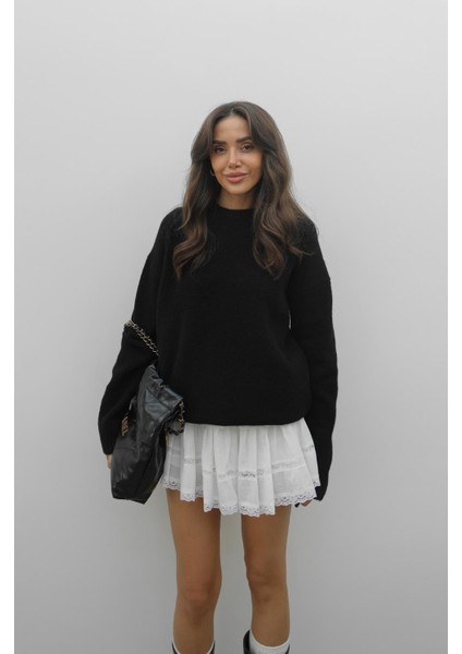 Siyah Yün Karışımlı Kazak modelleri