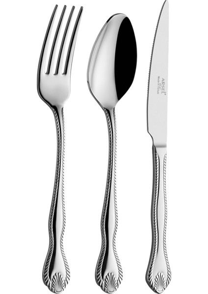 Hüma Sade 36 Parça Kutulu Çatal Kaşık Takımı 18/10 - 3mm fiyatları