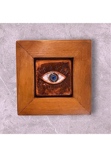 Nazar Boncuğu Göz Seramik Duvar Pano