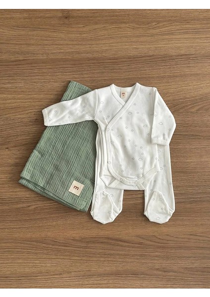 Yıldız Bulut Baskılı Battaniyeli Kruvaze Body