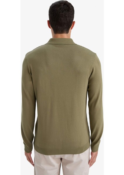 Standart Fit Polo Yaka Triko Kazak G2455AX25AU